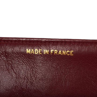 Chanel Mittelgroße Klassische Vintage Doppelklappen Tasche Schwarze gesteppte Lammleder mit 24K vergoldeten Beschlägen Sehr gut