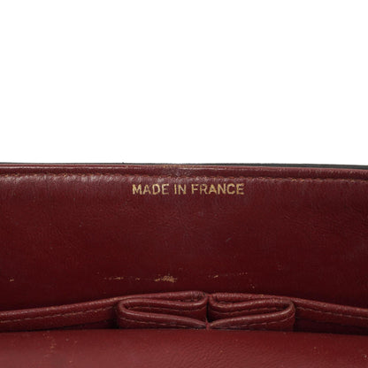 Chanel Mittelgroße Classic Vintage Double Flap Tasche Schwarze gesteppte Lammleder mit 24K vergoldeten Beschlägen