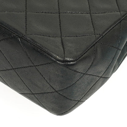 Chanel Mittelgroße Klassische Vintage Single Flap Tasche Gestepptes Lammleder 24K Vergoldete Beschläge, 1989-1991