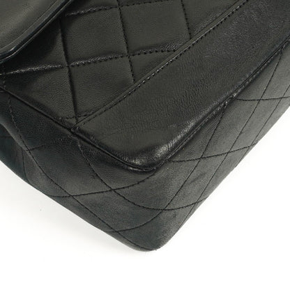 Chanel Mittelgroße Klassische Vintage Single Flap Tasche Gestepptes Lammleder 24K Vergoldete Beschläge, 1989-1991
