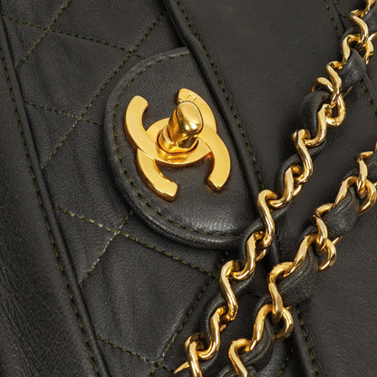 Chanel Medium Classic Vintage Single Flap Bag Gequiltetes Lammleder 24K Goldbeschläge