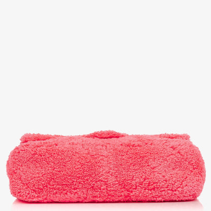 Chanel Mittlere Coco Beach Klappentasche aus gestepptem Terry-Stoff