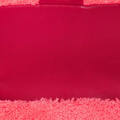 Chanel Mittlere Coco Beach Klappentasche aus gestepptem Terry-Stoff