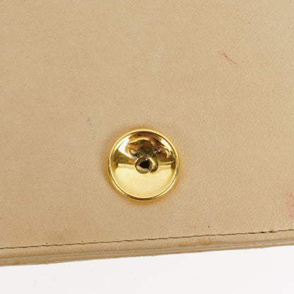 Chanel Mini Classic Beige Gequiltetes Lammleder Geldbörse mit Vollklappe und Kette WOC mit 24K vergoldeter Hardware