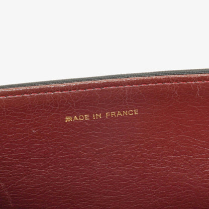 Chanel Mini Classic Full Flap Wallet on Chain aus schwarzem gestepptem Lammleder mit 24K vergoldeter Hardware