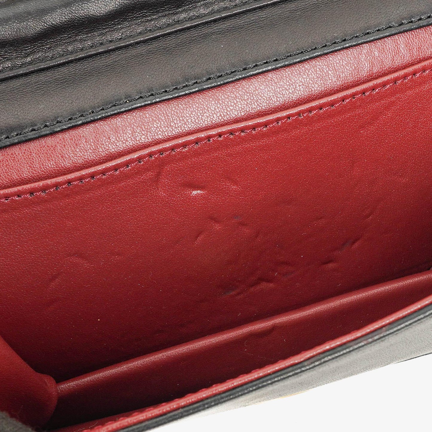 Chanel Mini Classic Full Flap Wallet on Chain WOC aus schwarzem gestepptem Lammleder mit 24K vergoldeter Hardware