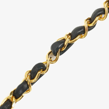 Chanel Mini Classic Full Flap Wallet on Chain WOC aus schwarzem gestepptem Lammleder mit 24K vergoldeter Hardware