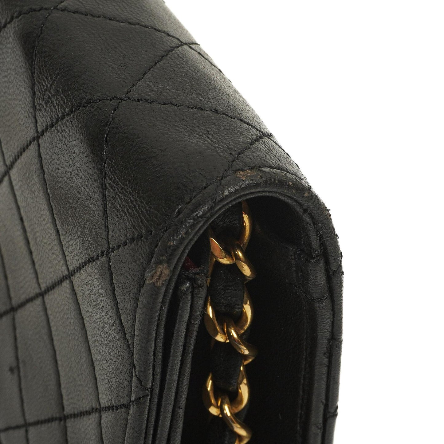 Chanel Mini Classic WOC Schwarz Gequiltetes Lammleder Full Flap Wallet on Chain mit 24K Gold Hardware
