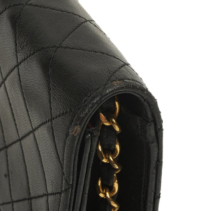 Chanel Mini Classic WOC Schwarz Gequiltetes Lammleder Full Flap Wallet on Chain mit 24K Gold Hardware