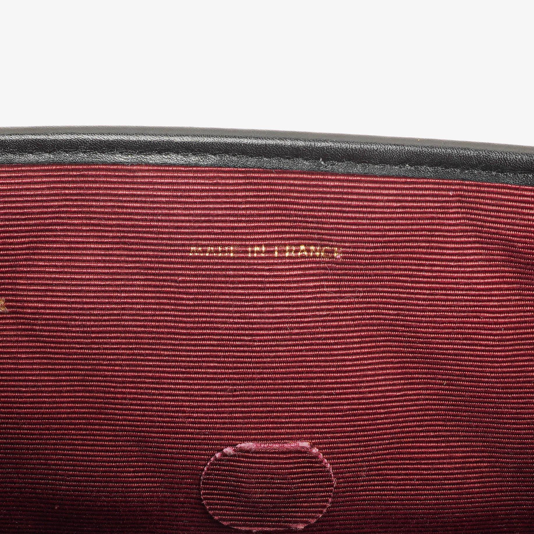 Chanel Mini Flap Bag aus schwarzem gestepptem Lammleder mit 24K-vergoldeten Beschlägen