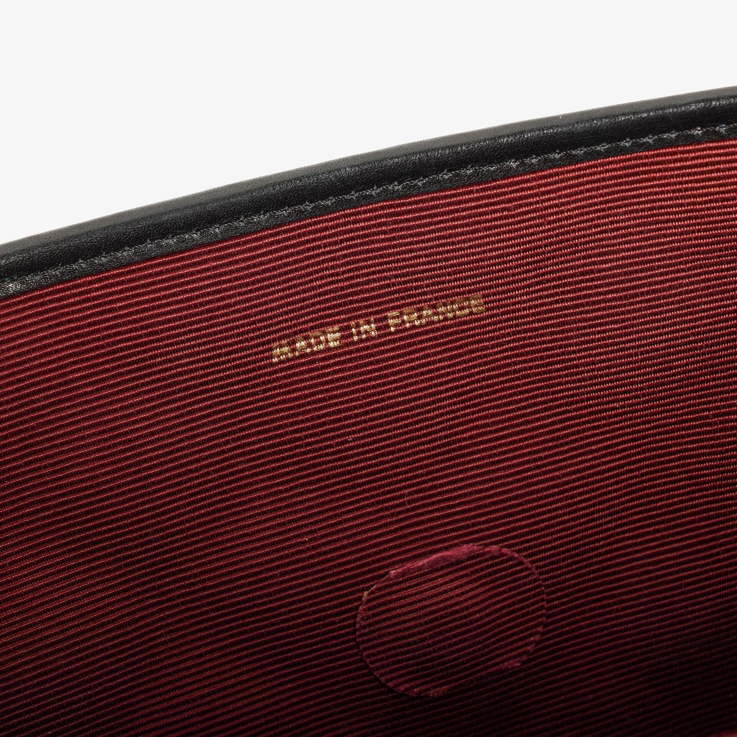 Chanel Mini Flap Bag aus schwarzem gestepptem Lammleder mit 24K vergoldeter Hardware