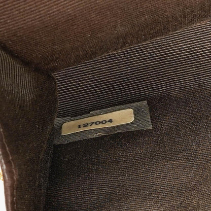 Chanel Mini Flap Tasche aus braunem gestepptem Lammleder mit 24K-vergoldeten Beschlägen