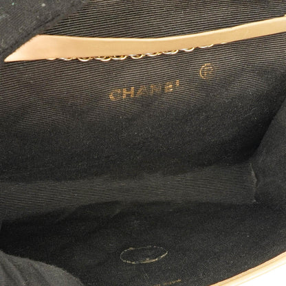 Chanel Mini Klappentasche in Beige Gestepptes Lammleder mit 24k Vergoldeten Beschlägen
