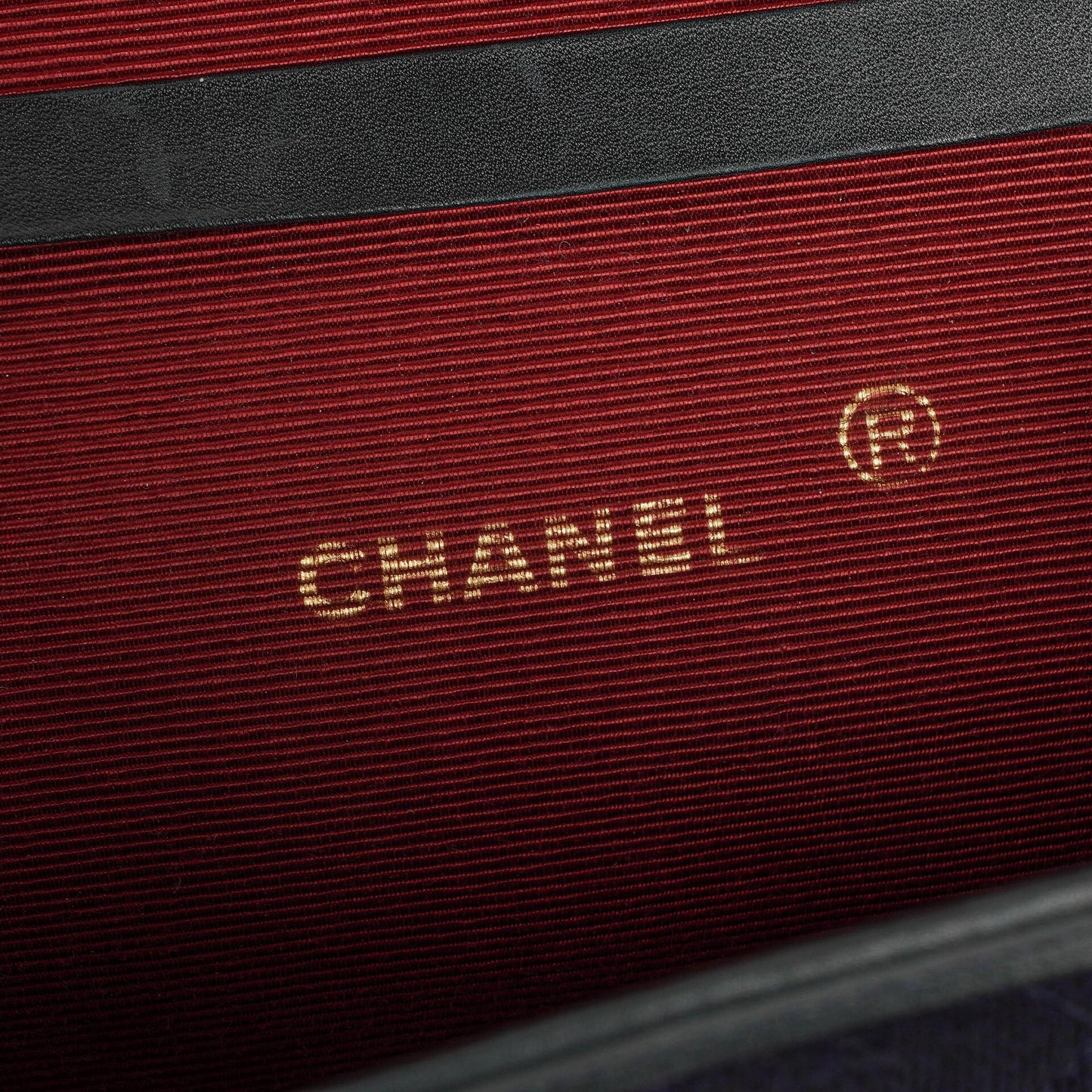 Chanel Mini Klappe Navy Jersey mit 24K vergoldeter Hardware