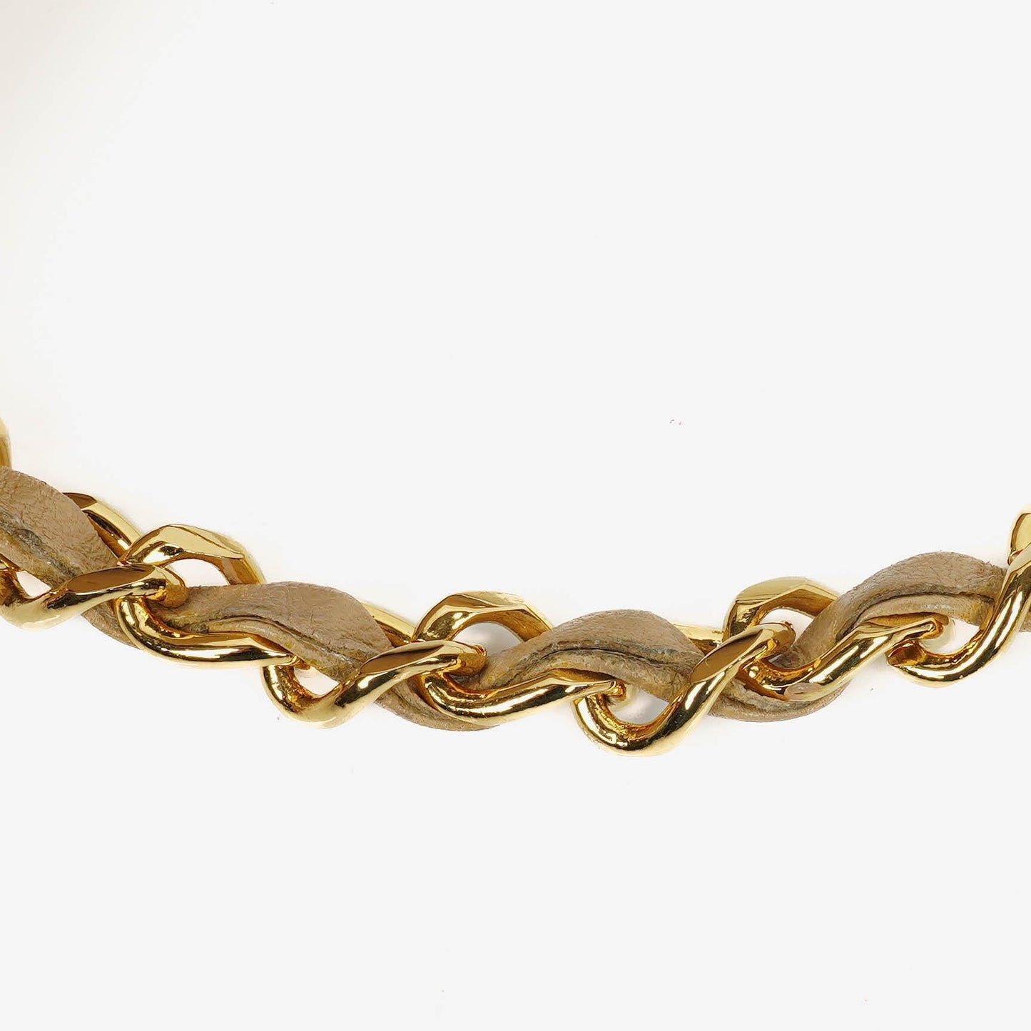 Chanel Mini Square Klappentasche aus beigem gestepptem Leder mit 24K vergoldeten Beschlägen