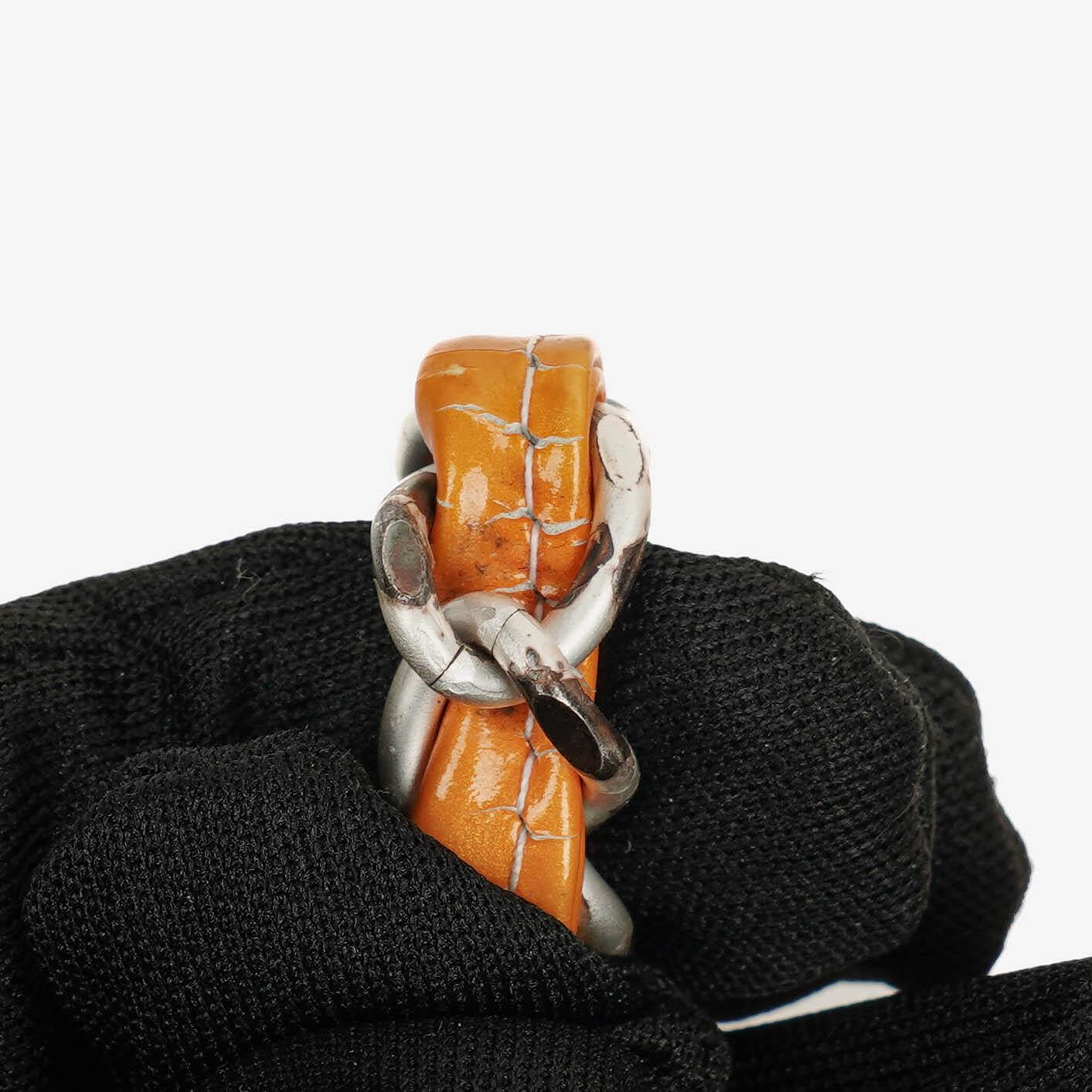 Chanel Mini Rectangular Flap Bag aus gestepptem Lackleder