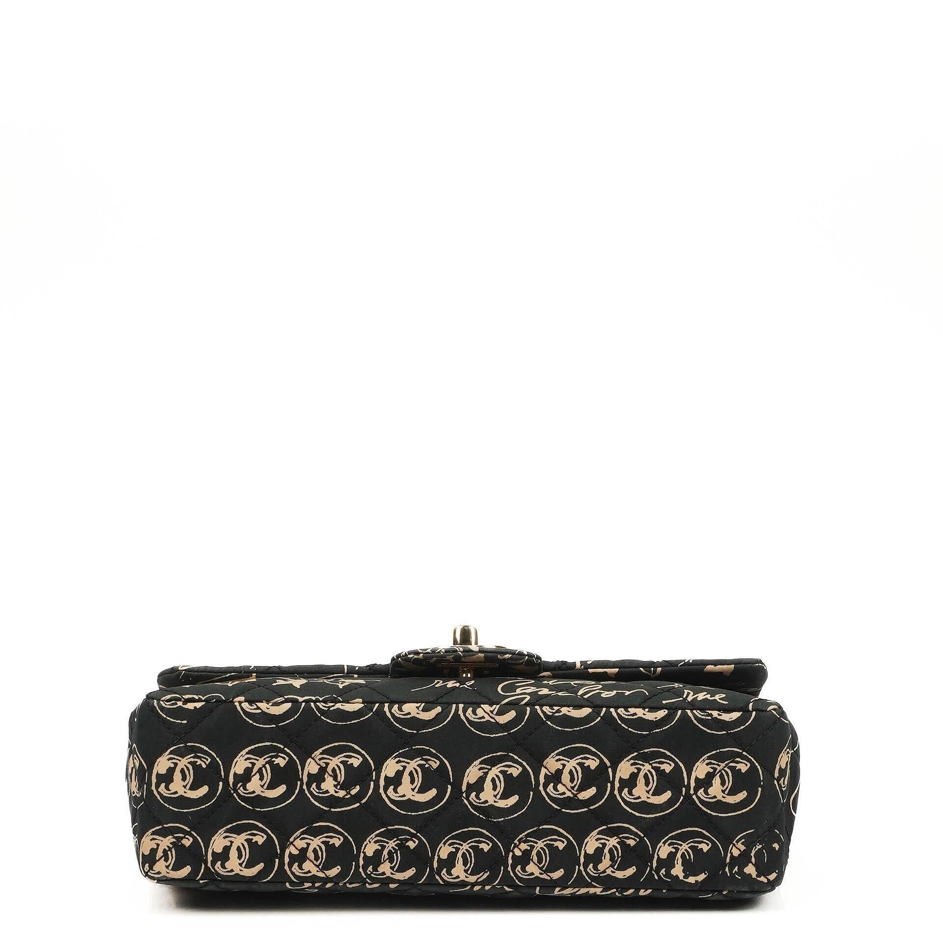Chanel Mini Rechteckige Bedruckte Cambon Single Flap Tasche Mit 24K Vergoldeten Beschlägen