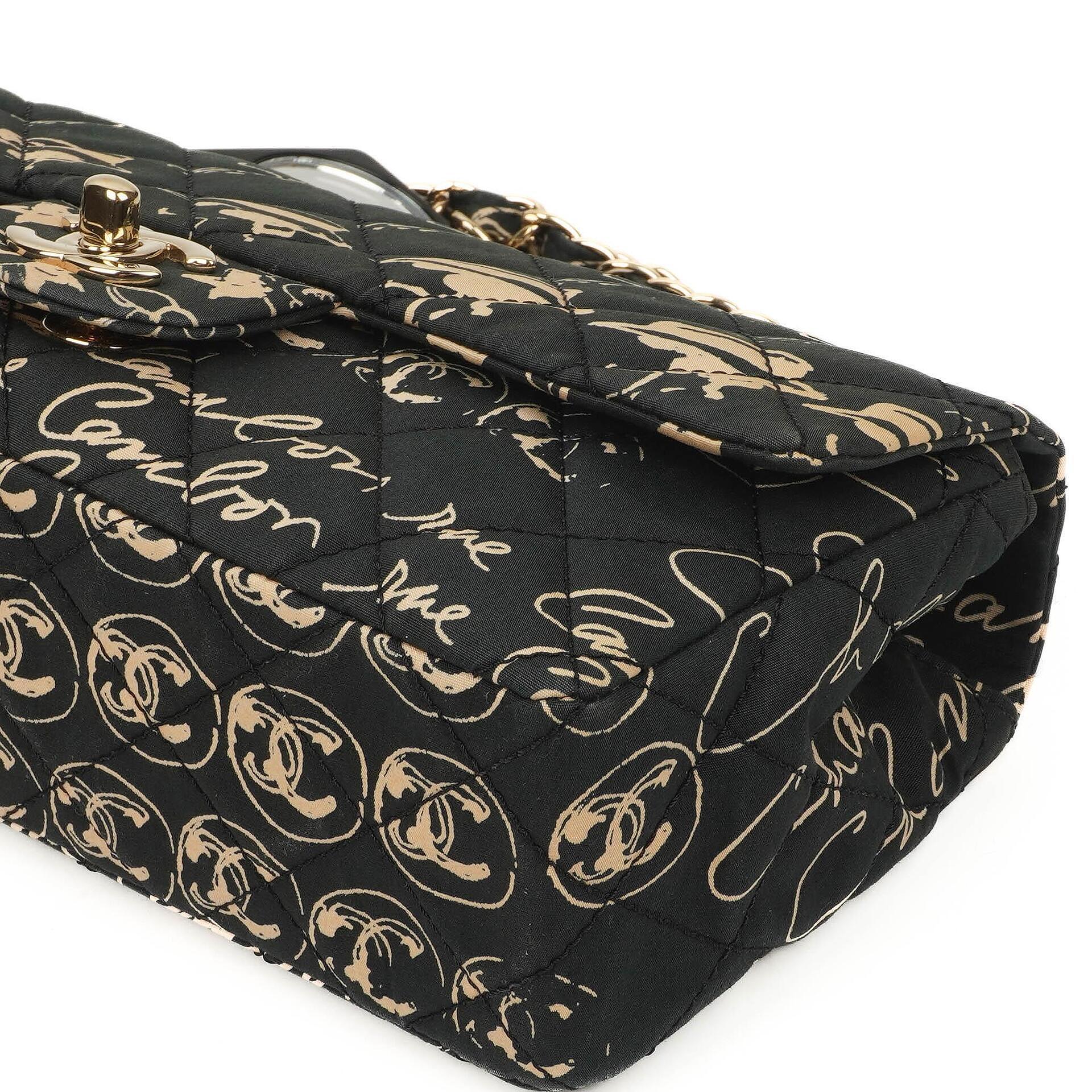 Chanel Mini Rechteckige Bedruckte Cambon Single Flap Tasche Mit 24K Vergoldeten Beschlägen