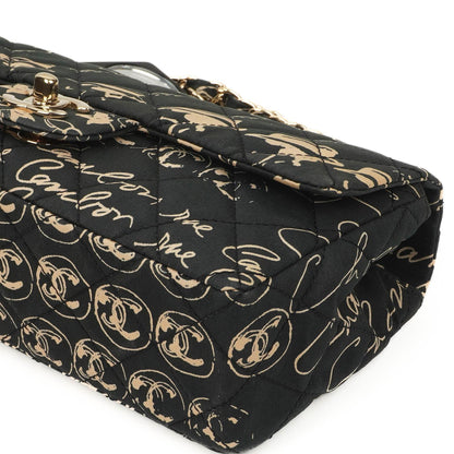 Chanel Mini Rechteckige Bedruckte Cambon Single Flap Tasche Mit 24K Vergoldeten Beschlägen