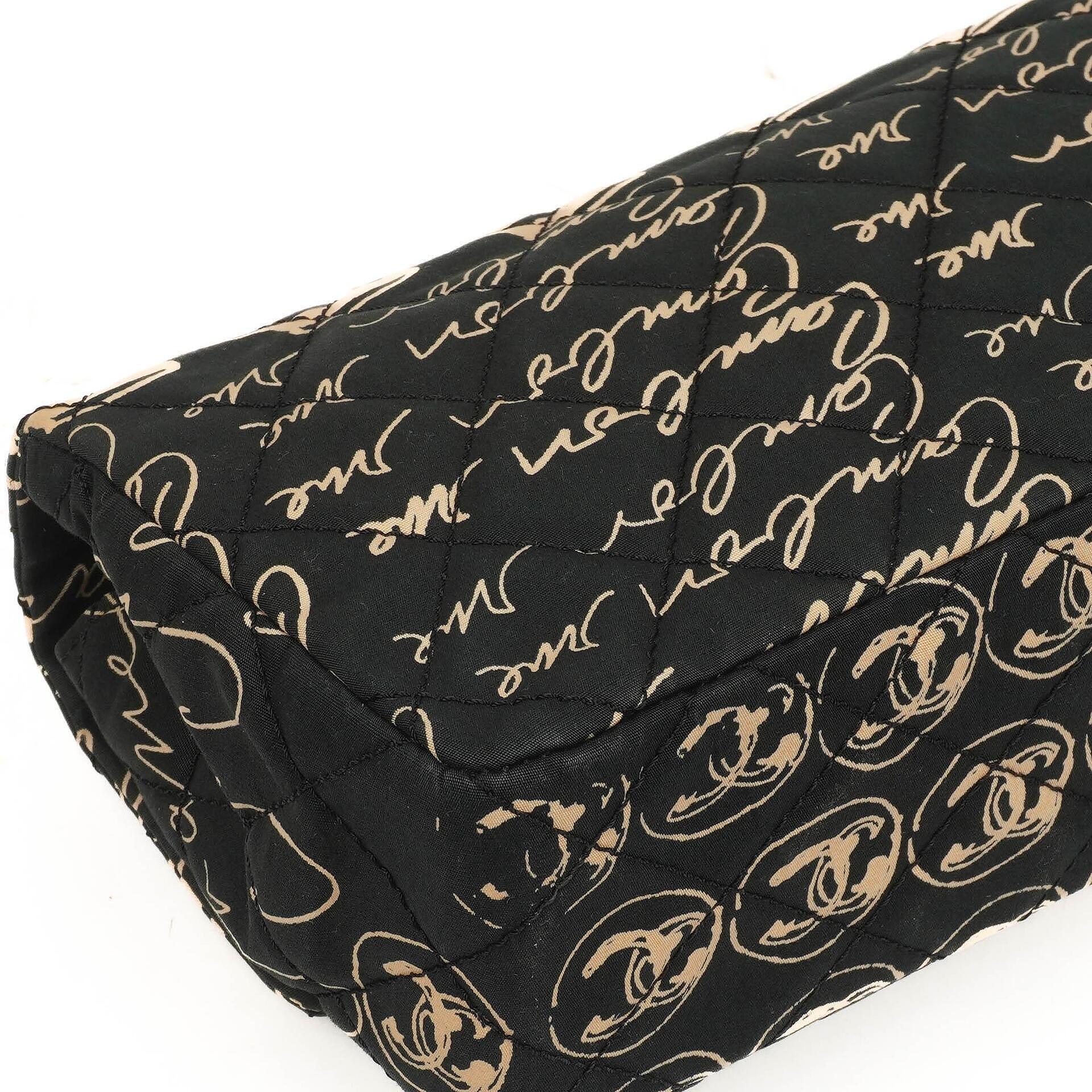 Chanel Mini Rechteckige Bedruckte Cambon Single Flap Tasche Mit 24K Vergoldeten Beschlägen