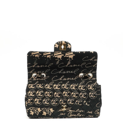 Chanel Mini Rechteckige Bedruckte Cambon Single Flap Tasche Mit 24K Vergoldeten Beschlägen