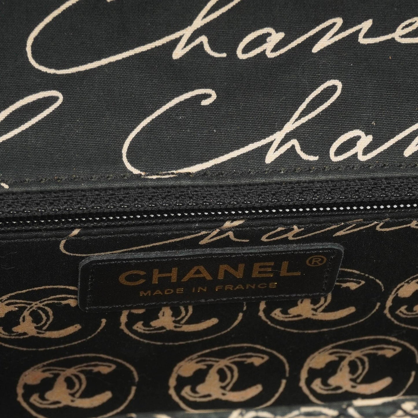 Chanel Mini Rechteckige Bedruckte Cambon Single Flap Tasche Mit 24K Vergoldeten Beschlägen