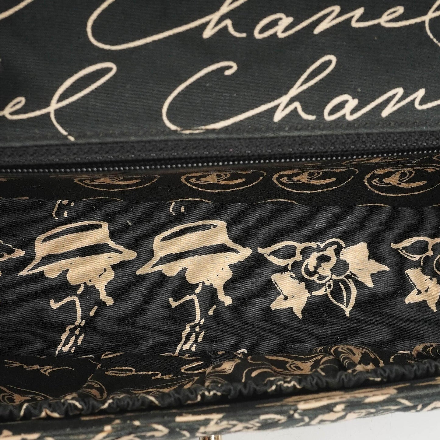 Chanel Mini Rechteckige Bedruckte Cambon Single Flap Tasche Mit 24K Vergoldeten Beschlägen