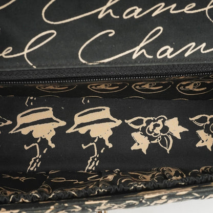 Chanel Mini Rechteckige Bedruckte Cambon Single Flap Tasche Mit 24K Vergoldeten Beschlägen