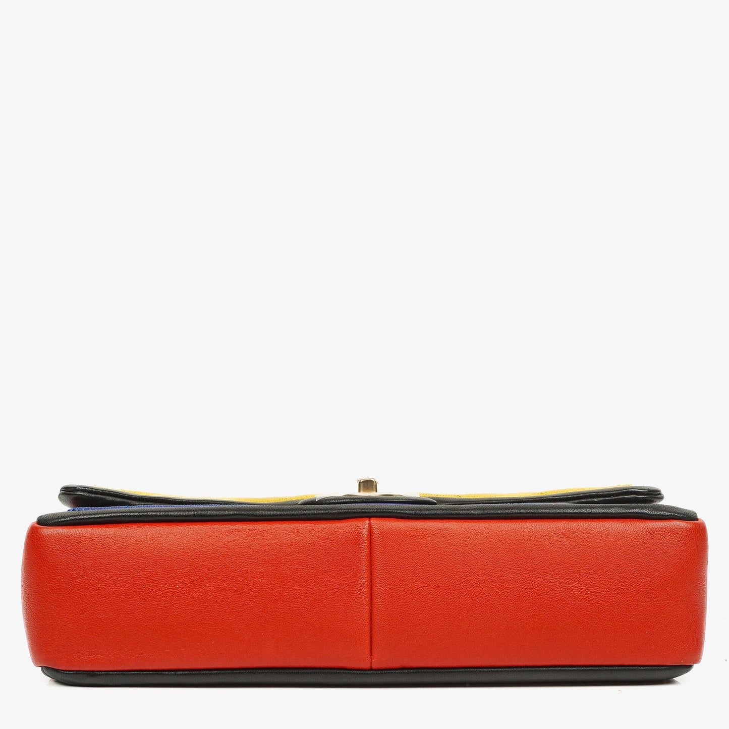 Chanel Tri-Color Medium Graphic Flap Bag aus mehrfarbigem Lammleder