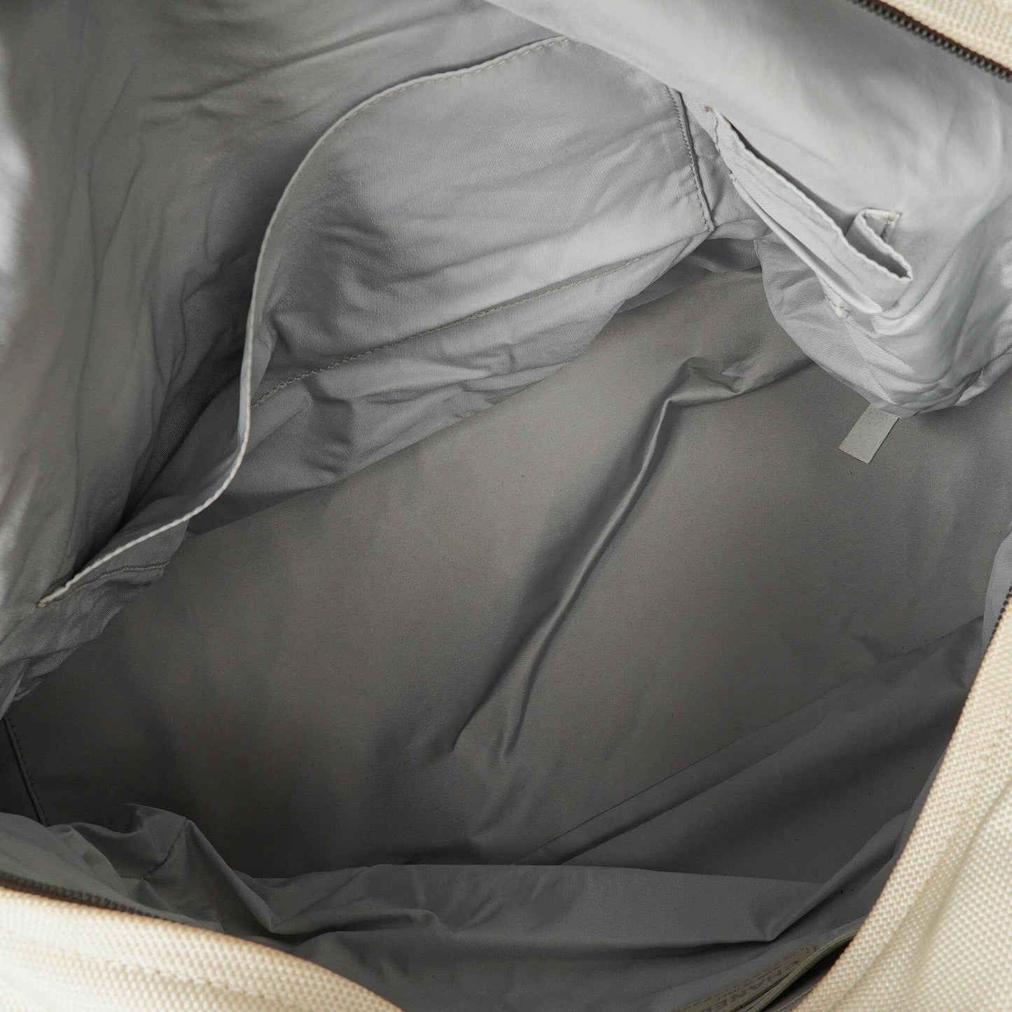 Chanel Paris-Biarritz Silber und Creme Große Hobo Tasche