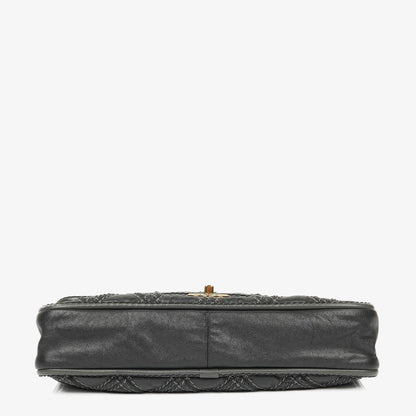 Chanel Paris-Bombay Schwarze Triptychon Klappentasche