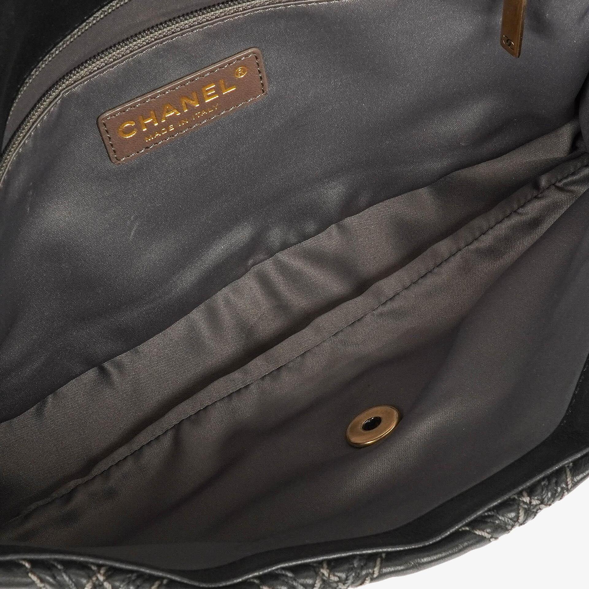 Chanel Paris-Bombay Schwarze Triptychon Klappentasche