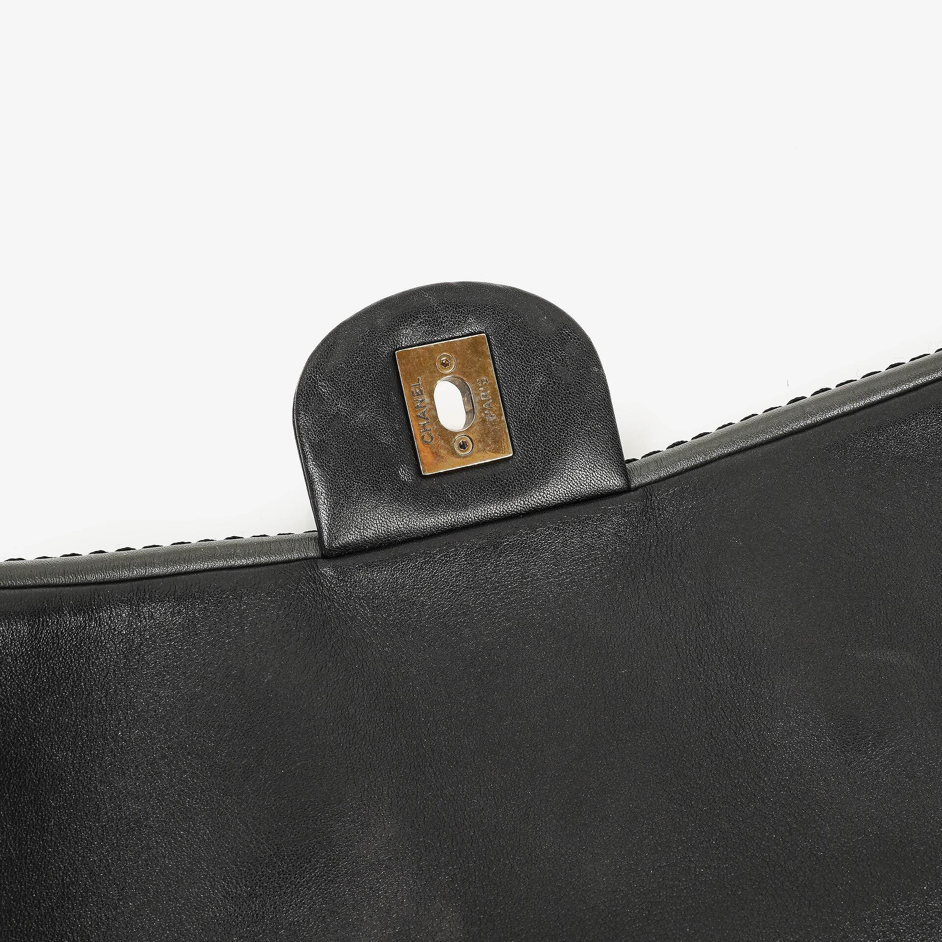 Chanel Paris-Bombay Schwarze Triptychon Klappentasche