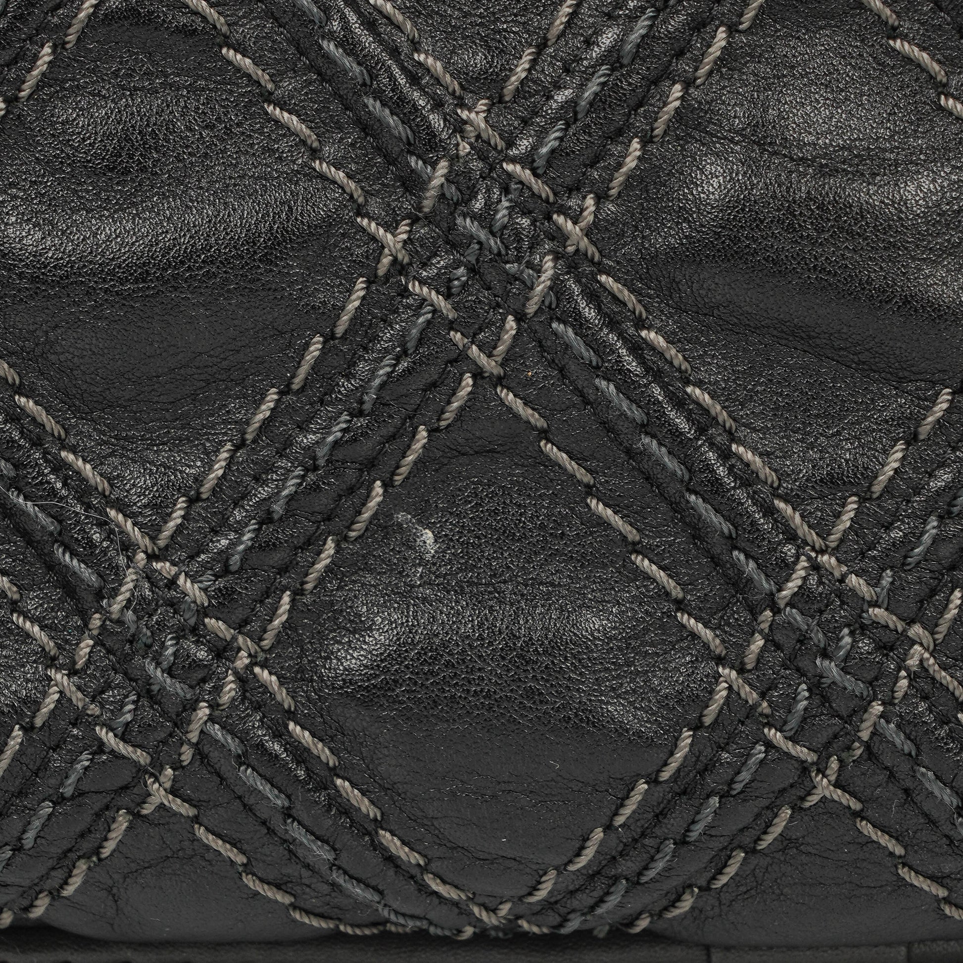 Chanel Paris-Bombay Schwarze Triptychon Klappentasche