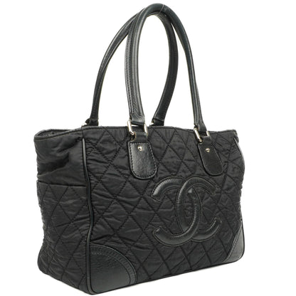 Chanel Paris New York Linie Tote Bag in Schwarz