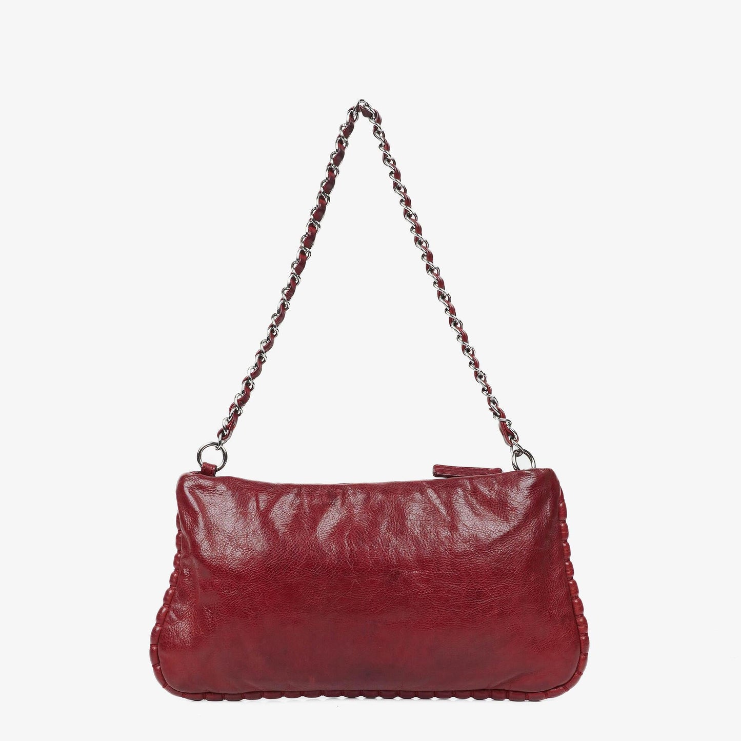 Chanel Paris-Shanghai Schultertasche aus rotem Leder