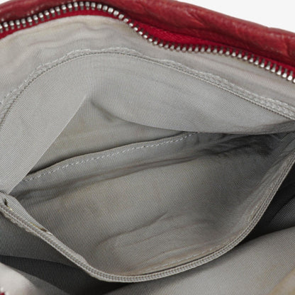 Chanel Paris-Shanghai Schultertasche aus rotem Leder