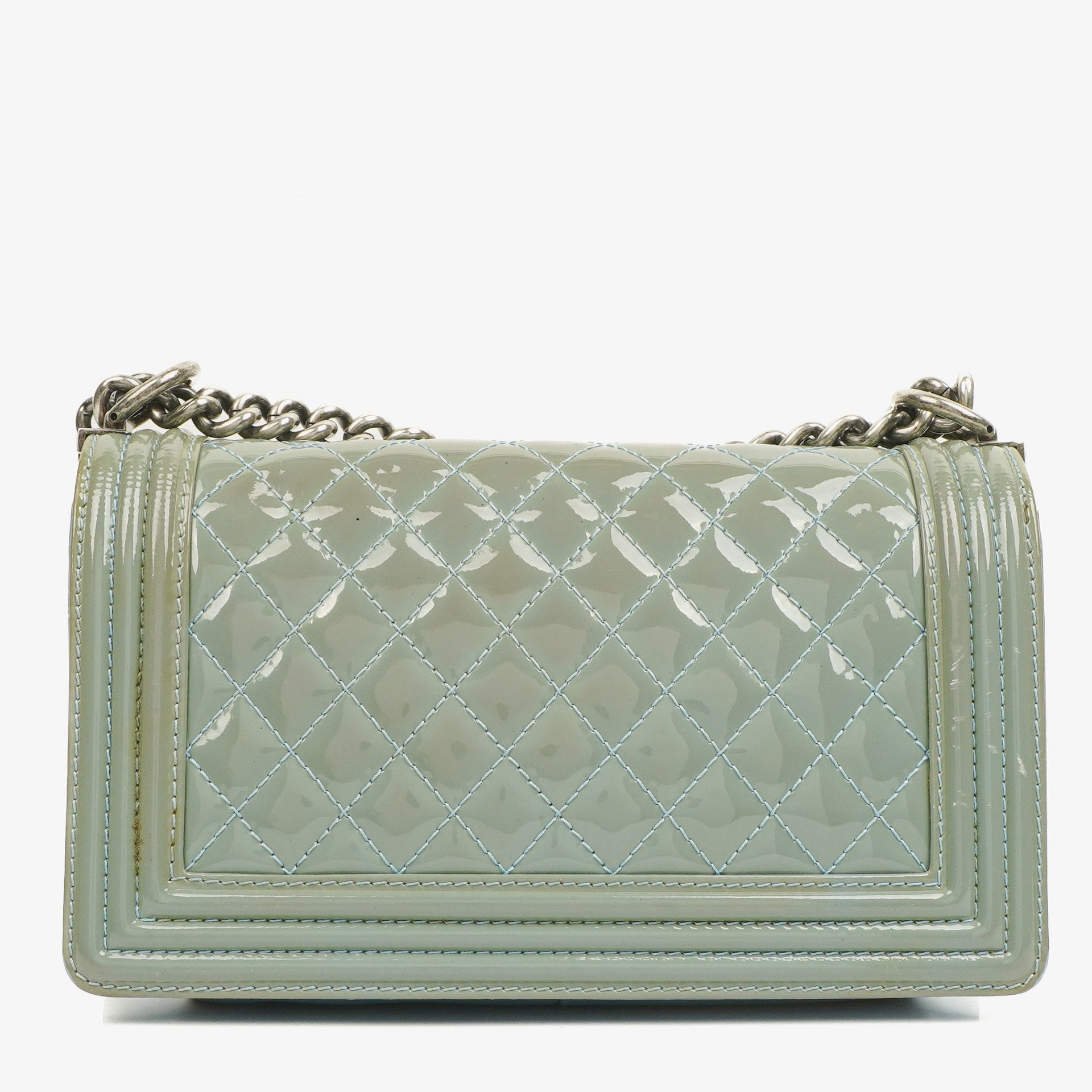 Chanel Boy Flap Tasche aus Lackleder