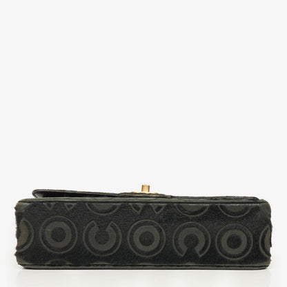 CHANEL Double Flap Tasche aus Ponyhaar