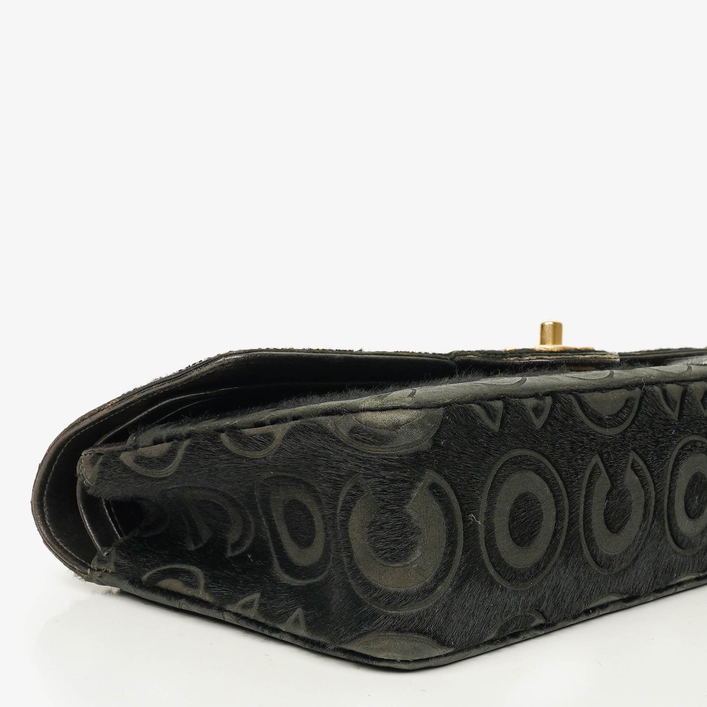 CHANEL Double Flap Tasche aus Ponyhaar