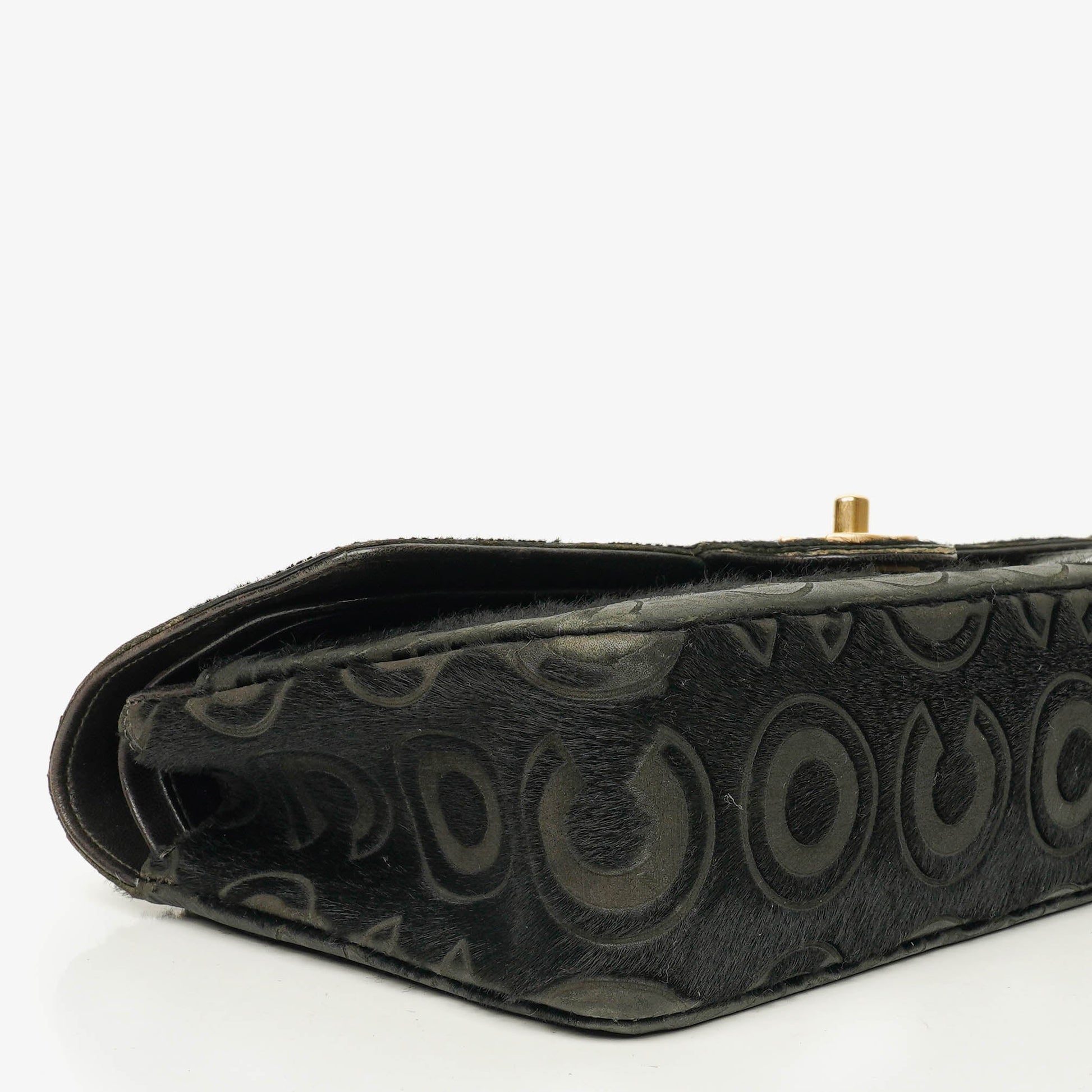CHANEL Double Flap Tasche aus Ponyhaar