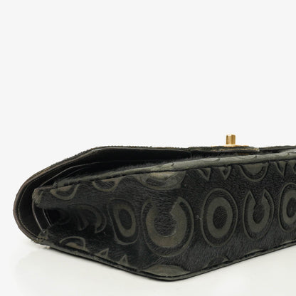 CHANEL Double Flap Tasche aus Ponyhaar
