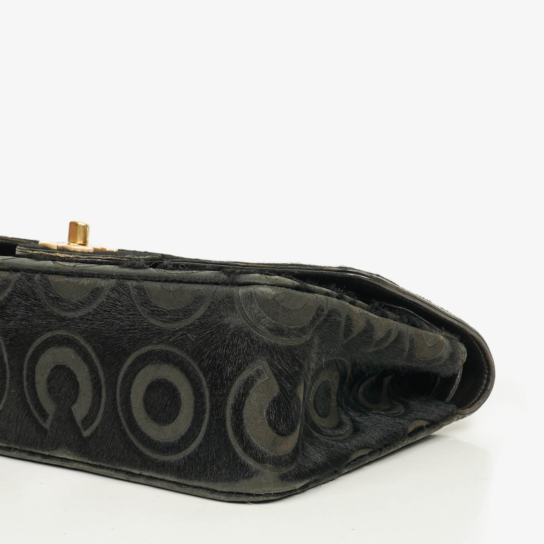 CHANEL Double Flap Tasche aus Ponyhaar