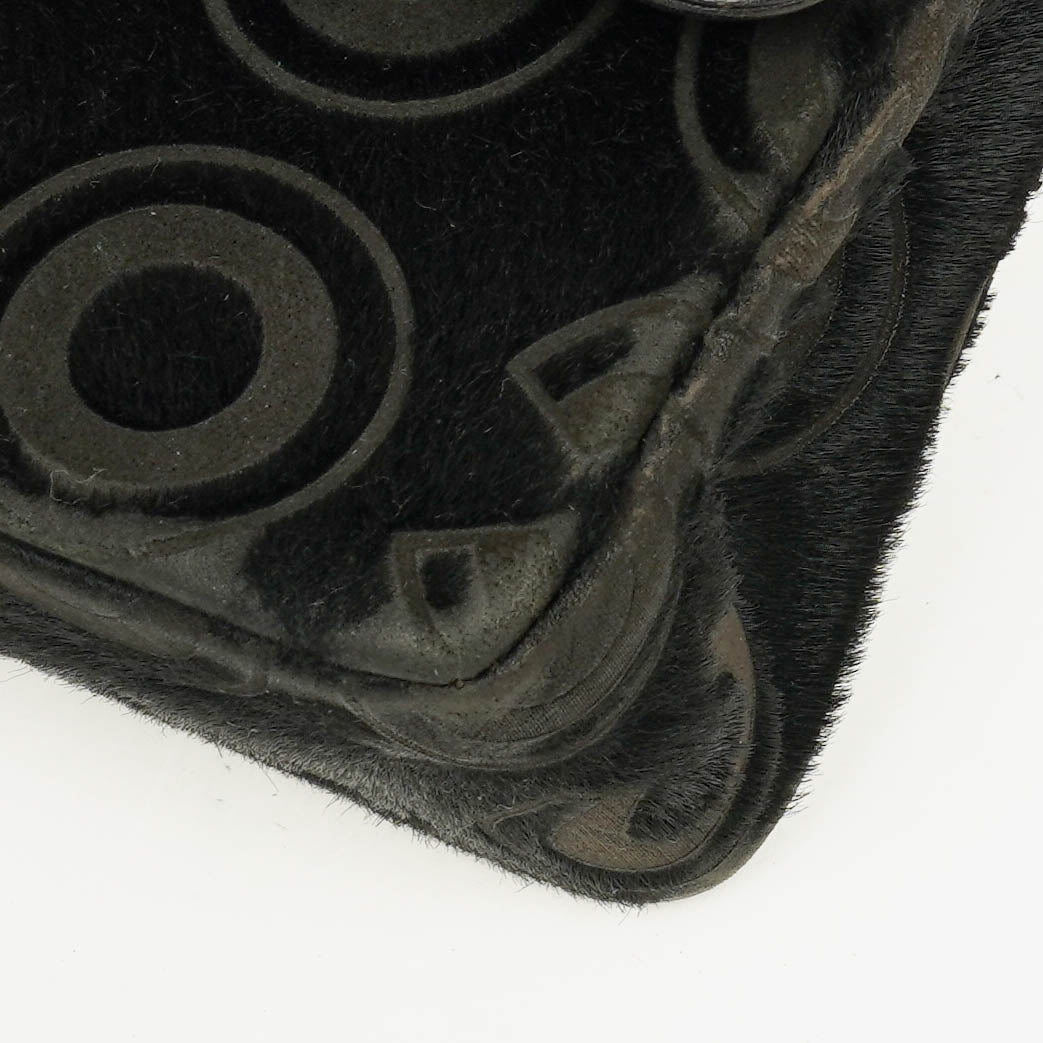CHANEL Double Flap Tasche aus Ponyhaar