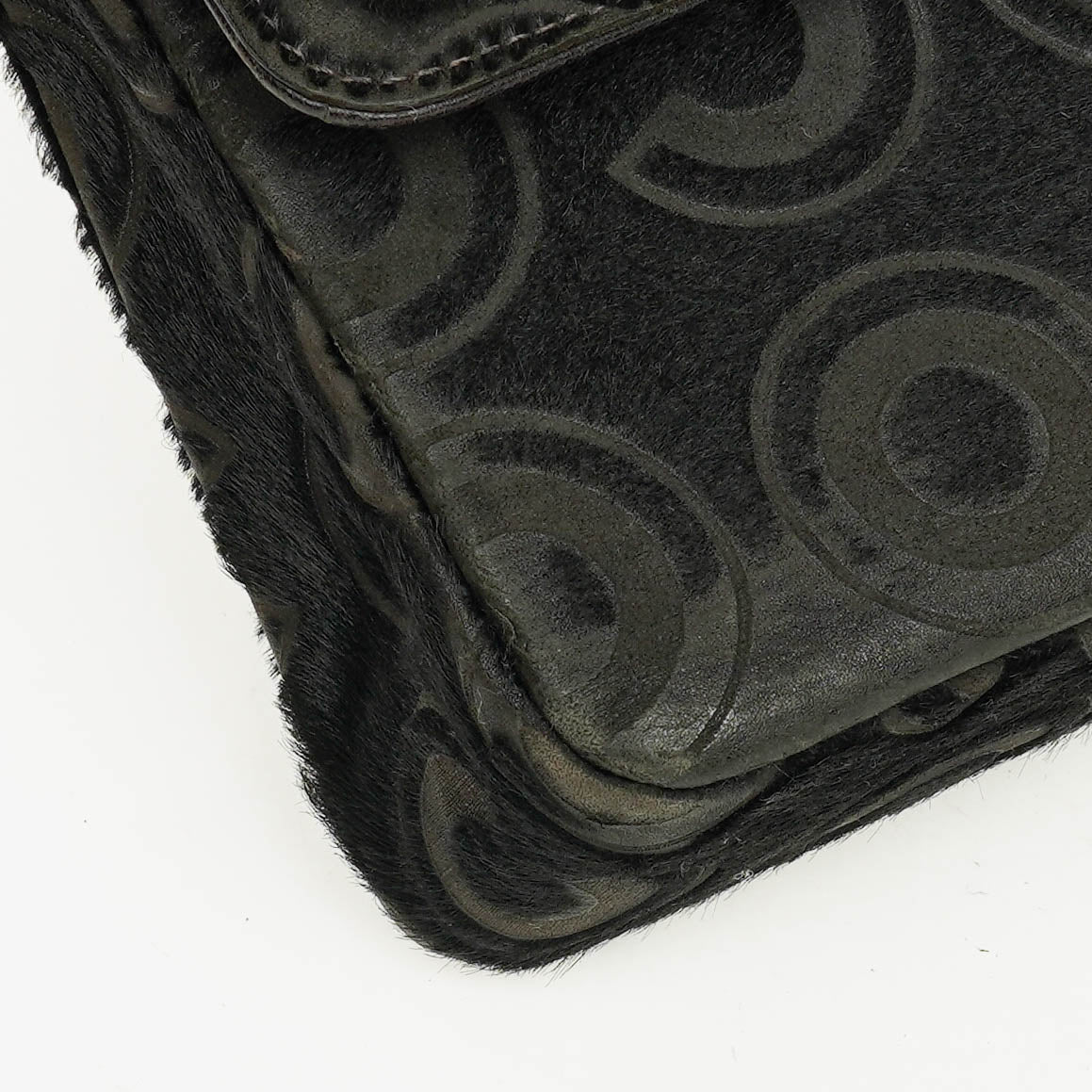 CHANEL Double Flap Tasche aus Ponyhaar