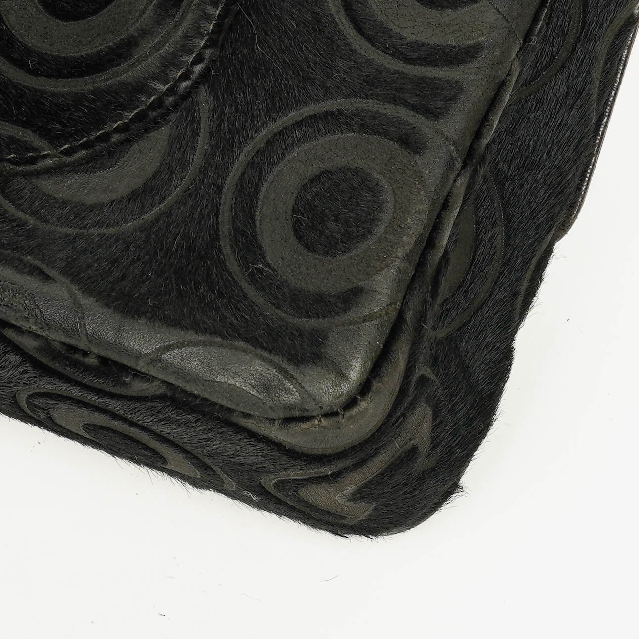 CHANEL Double Flap Tasche aus Ponyhaar