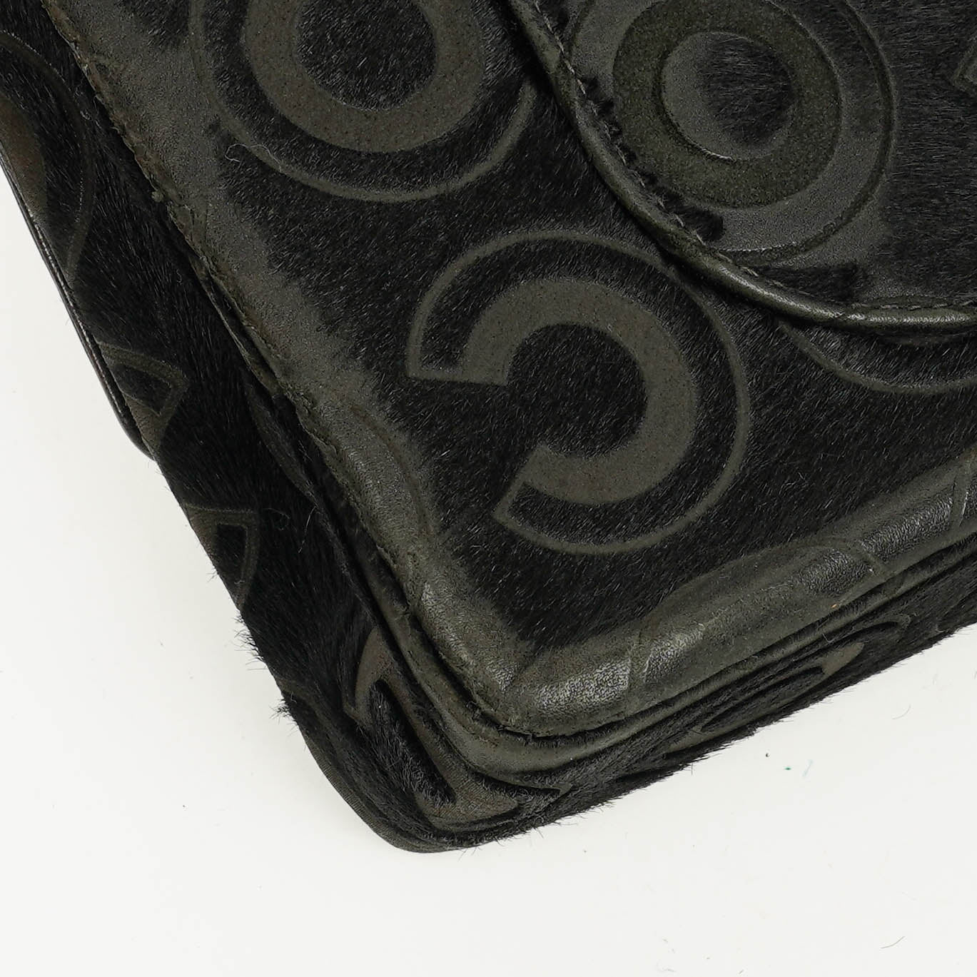 CHANEL Double Flap Tasche aus Ponyhaar