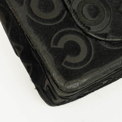 CHANEL Double Flap Tasche aus Ponyhaar