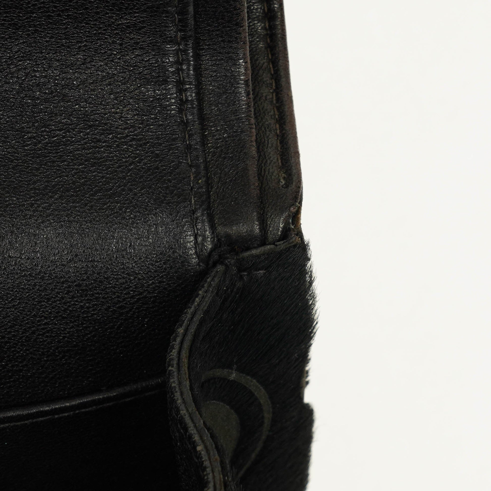 CHANEL Double Flap Tasche aus Ponyhaar