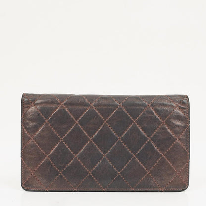 Chanel Lila Stepp-Altes Kalbsleder Reissue 2.55 Yen Geldbörse